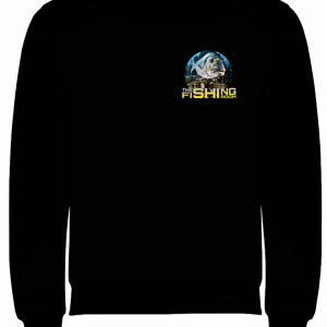 SUDADERA NEGRA THE FISHING ROOM DORADA